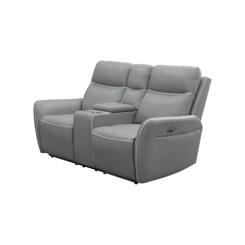 Ensemble de canapé inclinable électrique en cuir 2 pièces Aurora
