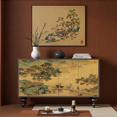Commode de rangement rétro de style chinois