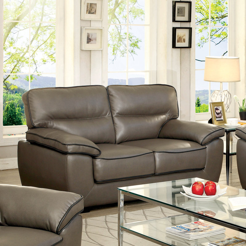 3 - Piece Faux Leather Living Room Set