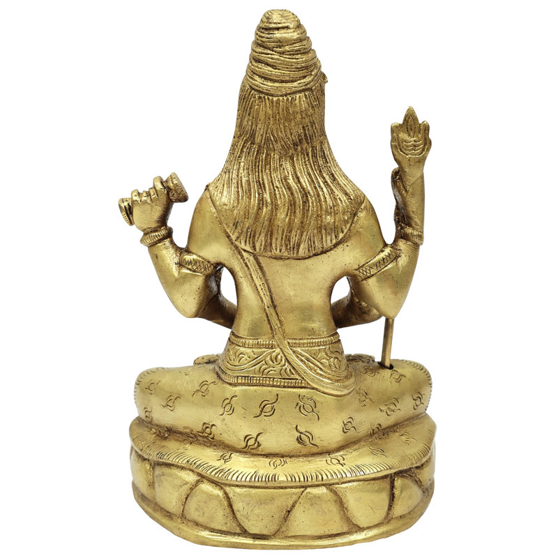 Statue Mahayogi Shiva, Laiton naturel