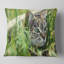 Joli chaton dans l'herbe - oreiller imprimé animal-29891381-29891384