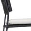 Iron Outdoor Stool with Cushion-1155945898