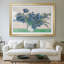Irises-Vincent van Gogh-Reproduction encadrée avec passe-partout et verre-1890-2089150224-2089150229-2089150254