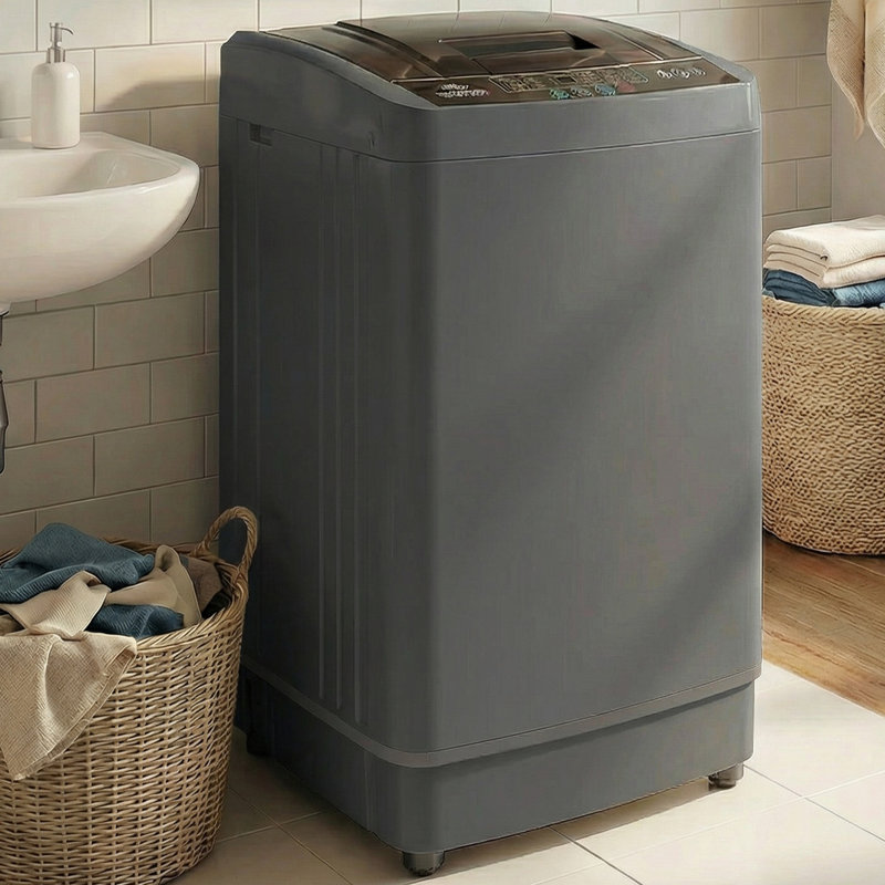 Nina 2.8 Cu. Ft. Portable Top-Load Washer & Spin-Dry Combo, 20 Lb Capacity, 10 Programs, Drain Pump For Apartment/Home/RV