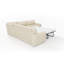Canapé-lit modulaire en L surdimensionné de 105 po, canapé-lit convertible 3-en-1 avec rangement et matelas haute résilience, beige chenille-1964151479