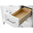 Tiosha 42" Single Bathroom Vanity In White With Engineered Stone Top