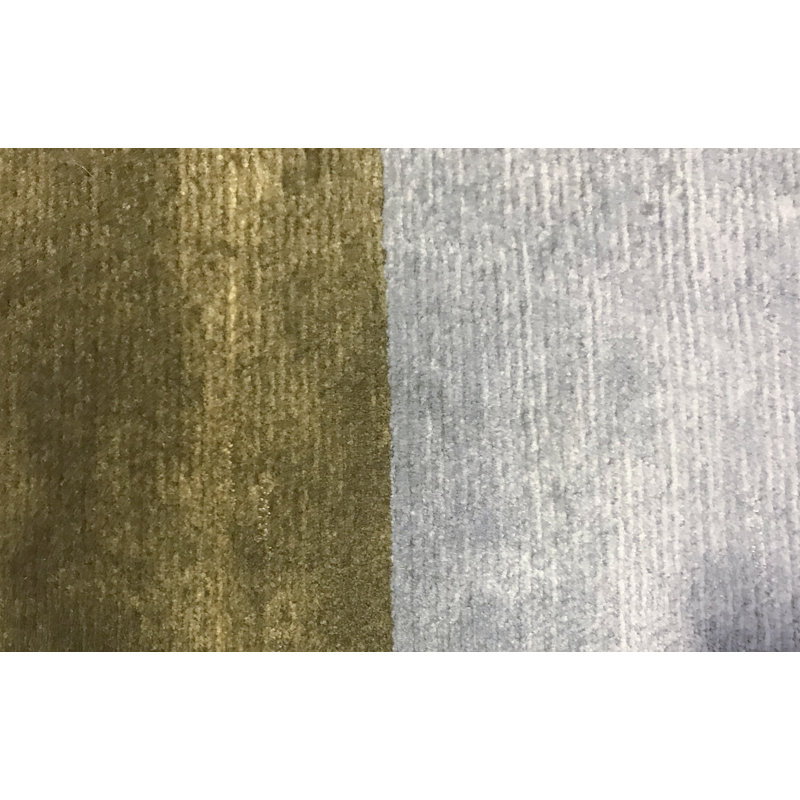 Hand-Knotted High-Quality Yellow, Gray, and Beige Area Rug