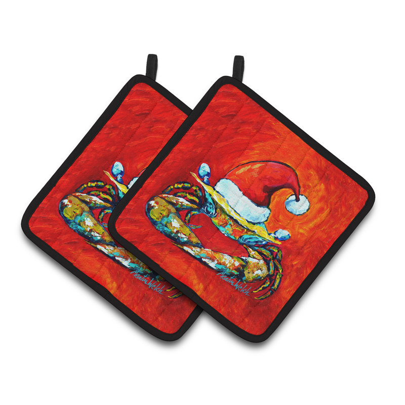 The Holiday Aisle® Polyester Potholder Set