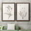 «Neutral Botanical Study VIIP», reproduction d'art encadrée - prête à être accrochée-558944172-559107761-558944093