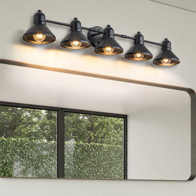 40.5" 5-Light Powder-Coated Vanity Light