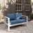 Outdoor Aluminum Loveseat-1520189567