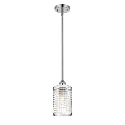 Luminaire suspendu cylindrique à 1 lumière Peraza