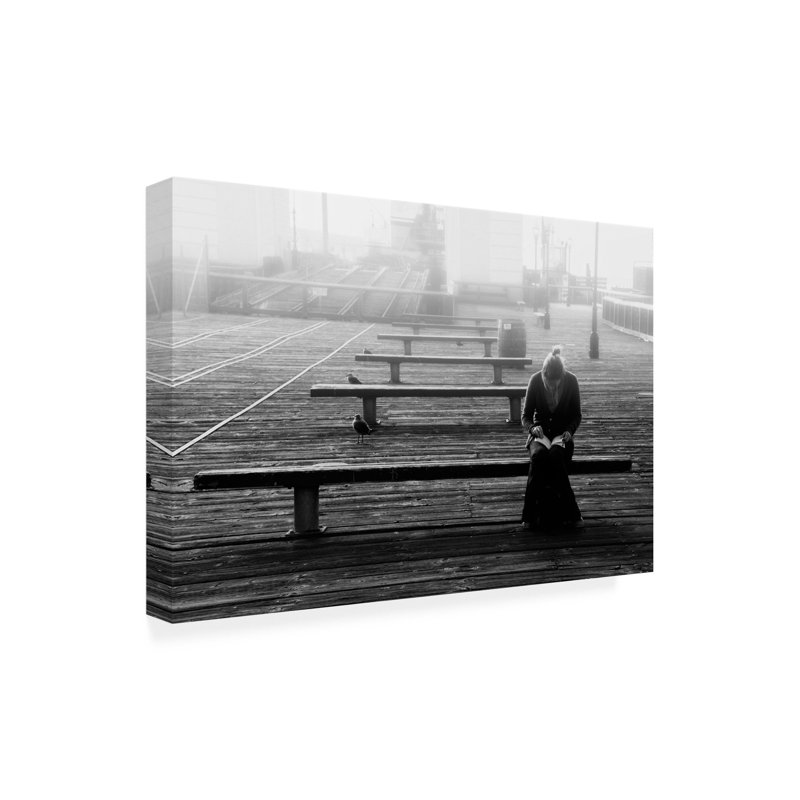 Art mural sur toile tendue - Raffaele Boni «Foggy», décoration murale pour le salon, la chambre à coucher ou le bureau - 16 x 24