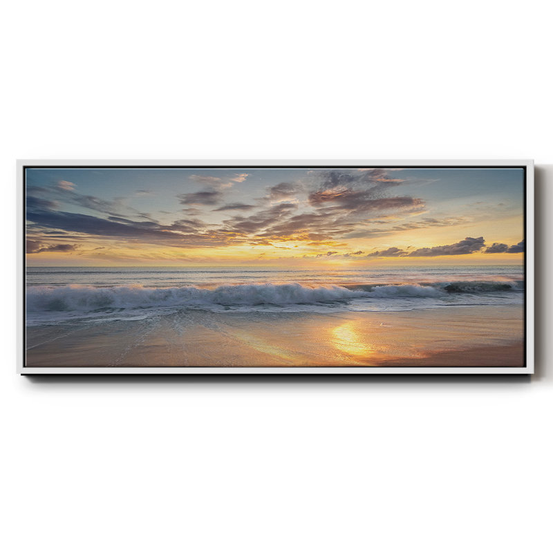 Toile encadrée de qualité supérieure Azio Island - prête à être accrochée, H 24 po x l 60 po x P 1,5 po