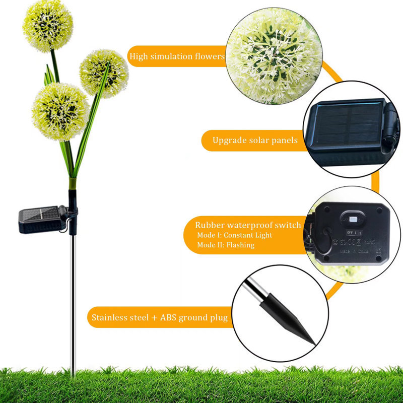 Green Low Voltage Solar Powered Integrated LED Pathway Light Pack