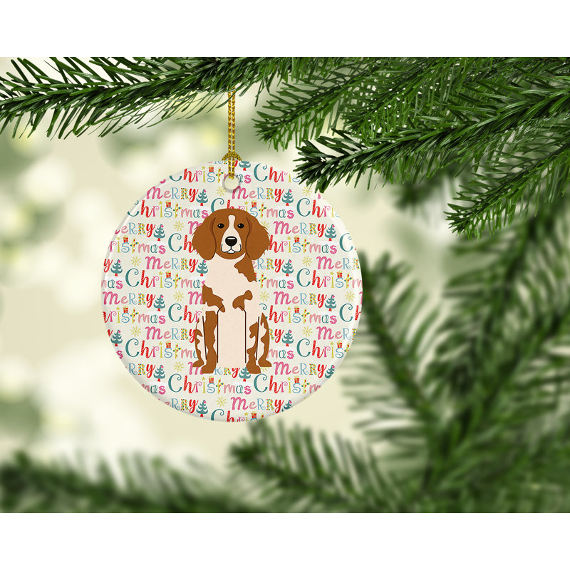 Ornement suspendu Merry Christmas