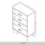 Commode 4 tiroirs Kalonice-342669433