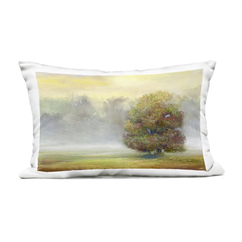 Coussin d'extérieur Dry Brush Tree in Nature Design par Ashley Davis