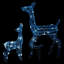 The Seasonal Aisle Acrylic Reindeer Family Decoration Lantern-1647914322