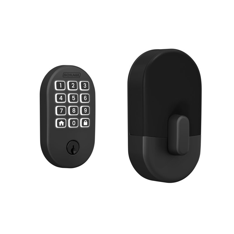 Arrive Smart Wifi Deadbolt With Remsen Trim, Matte Black