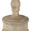 Décoration de table Chester Finial, polyrésine beige blanchie, 22 po