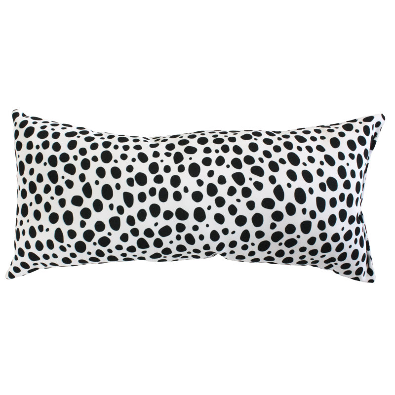 Housse de coussin rectangulaire et insert en polyester Emer, Blanc