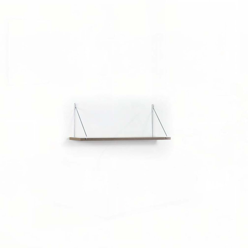 Tablette simple murale flottante Palmer, Blanc