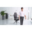 Chaise de bureau ergonomique à dossier lombaire en alliage d'aluminium Nouhaus-63888887