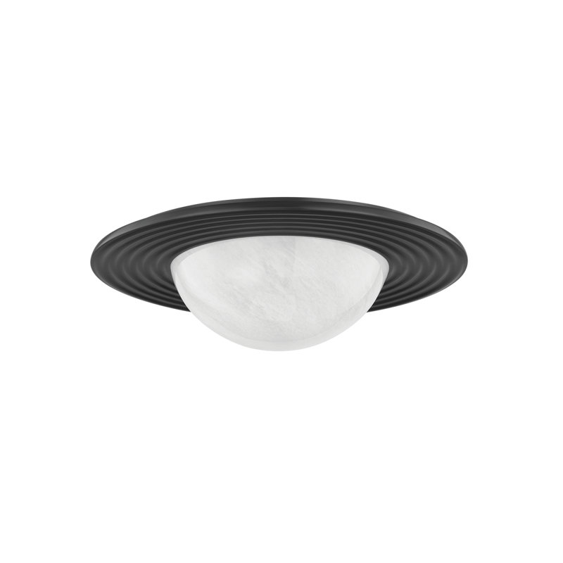 Geraldton 1 Light Flush Mount, Bronze, 4.25" H x 15.75" W x 15.75" D