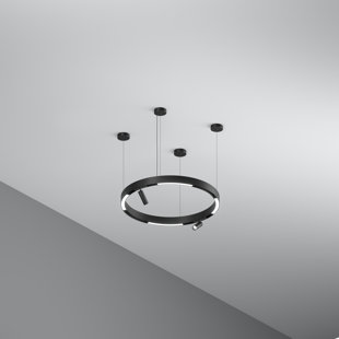 6 - Light LED Geometric Pendant
