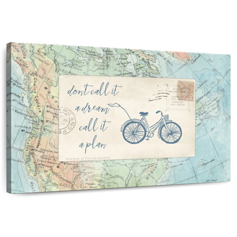 Travel Posts I, 26" H x 39" W
