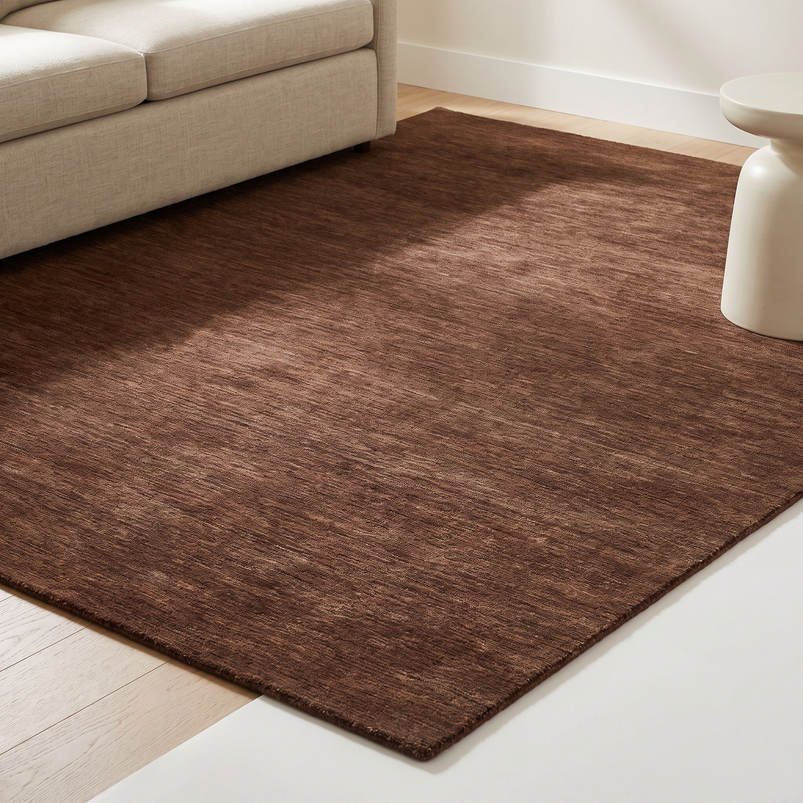Althena Hand-Woven Wool Rug, Rectangle 5' x 8'