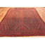 Tapis marocain rouge berbère double face rétro