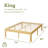 Amylia Solid Wood and Metal Heavy Duty Rayon from Bamboo iron Platform Bed Frame No Box Spring Required-170940785-147289316