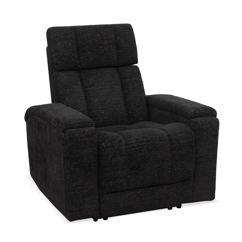 Fauteuil inclinable électrique à gravité zéro Danya de Danya avec audio immersif P3, Polyester ébène Cabot