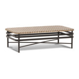 Lancaster - Outdoor Coffee Table w/ Porcelain Top & Aluminum Base
