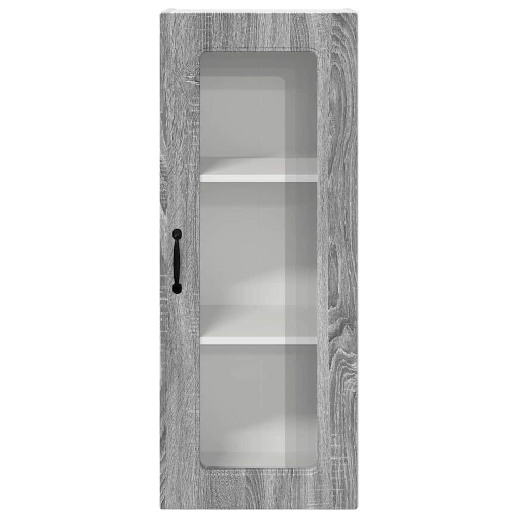 VidaXL - Kitchen Wall Cabinet - Grey Sonoma Wood - 100 x 40 x 31cm - Image 2