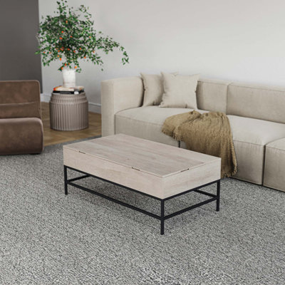 Table basse à plateau relevable