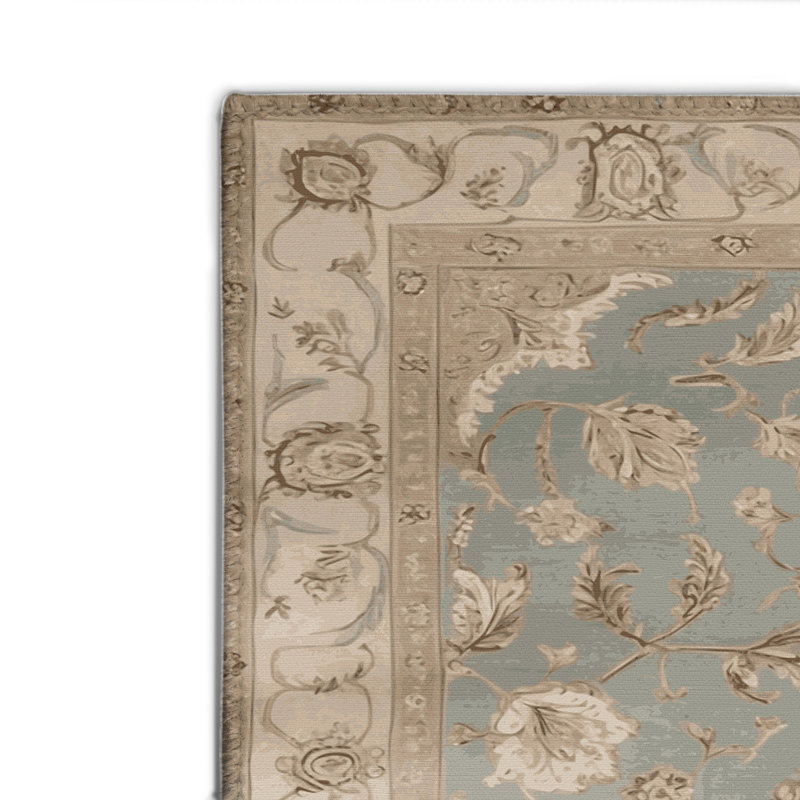 Tapis gris d'intérieur et d'extérieur Tabriz, Rectangulaire 2 pi x 3 pi