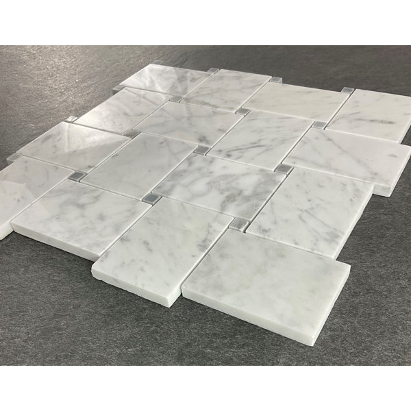 Anderson White Polished Floor Tiles - Tiles from Tile Mountain