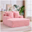 Chaise longue surdimensionnée pour l'intérieur, canapé rembourré en velours côtelé avec coussins, canapé en nuage moelleux et confortable, canapé-lit simple pour le salon, la chambre à coucher-133285968