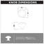 1 1/4" Diameter Mushroom Knob-32928555