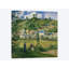 «Landscape at Chaponval, 1880» par Camille Pissarro, reproduction sur toile-373125933-332983996-332983991