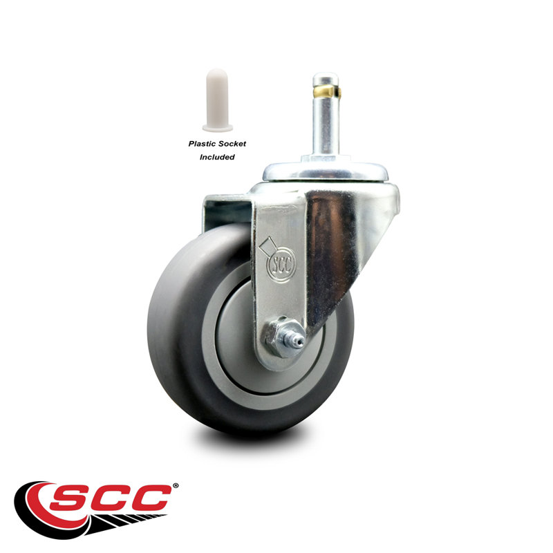 Cambro Camdollies Swivel Caster Replacement with Socket Included