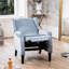 Airell 70cm Wide Velvet Wing Chair Recliner-1456737322