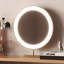 Coiffeuse avec miroir lumineux, 6 tiroirs