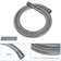 Shower System With Adjustable Slide Bar,12 Inch Wall Mounted Square Shower System With Rough-In Valve