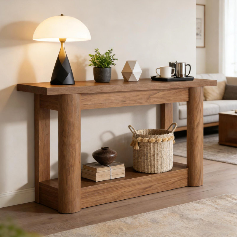 Entryway Table,2-Tier Console Table,Sofa Table