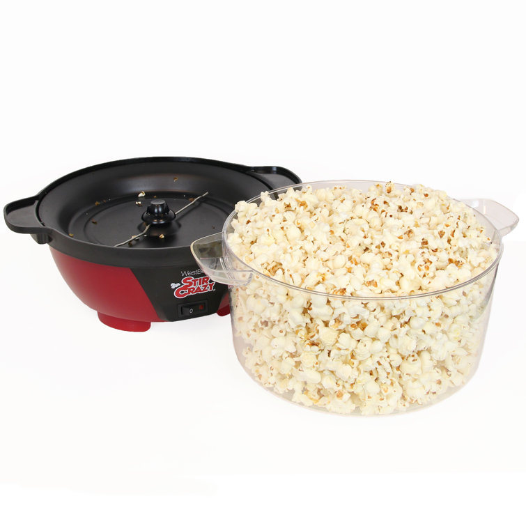 West Bend 82505 Stir Crazy Electric Hot Oil Popcorn Popper Machine