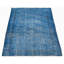 Tapis transitionnel de couleur bleu 3 pi 8 po x 6 pi 6 po